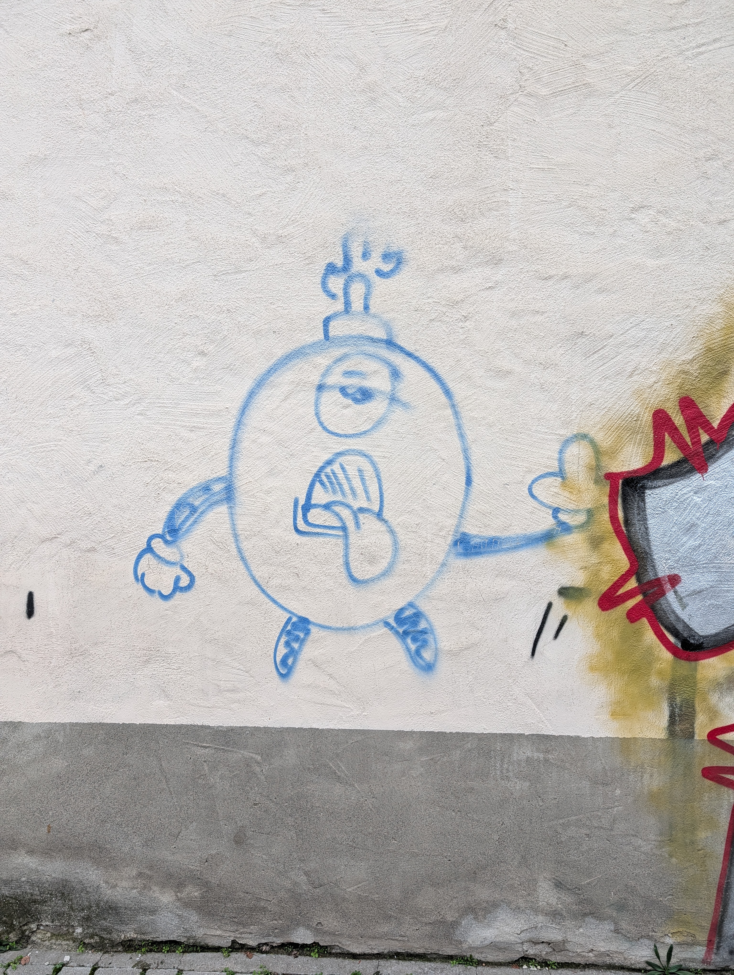 Einauge-Graffiti in Mainz